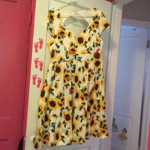 Lindy Bop Sunflower Dress